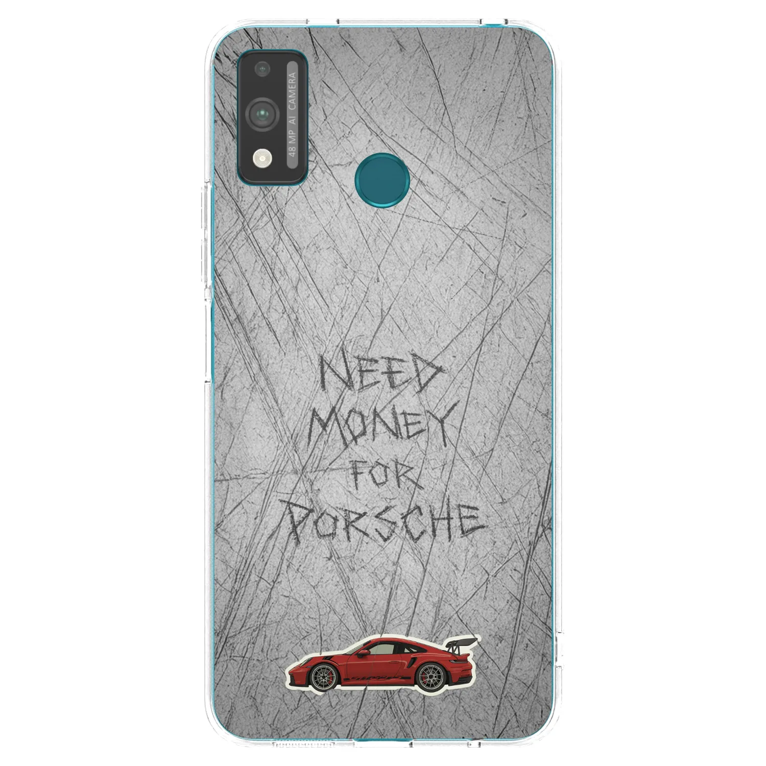 Picasee silikonowe przeźroczyste etui na Honor 9X Lite - Garage Scratch