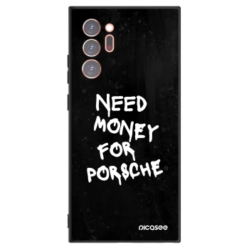 Picasee silikonowe czarne etui na Samsung Galaxy Note 20 Ultra - Black Dollar