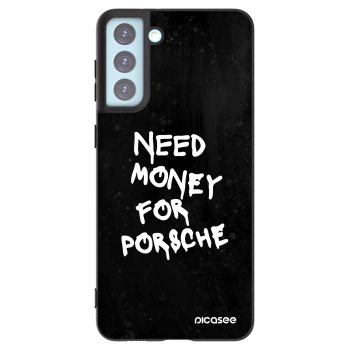 Picasee silikonowe czarne etui na Samsung Galaxy S21+ 5G G996F - Black Dollar