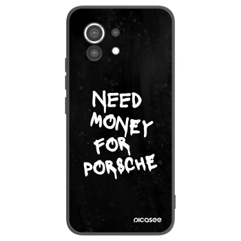 Picasee silikonowe czarne etui na Xiaomi Mi 11 - Black Dollar