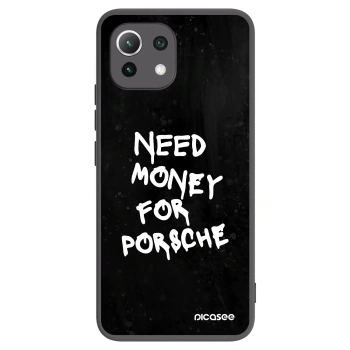 Picasee silikonowe czarne etui na Xiaomi 11 Lite 5G NE - Black Dollar