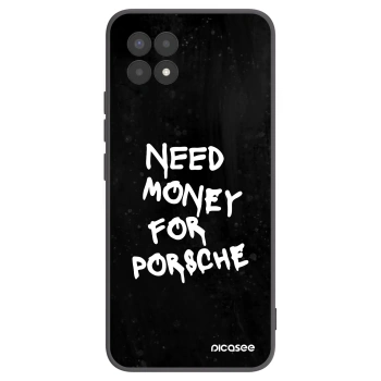 Picasee silikonowe czarne etui na Realme 8i - Black Dollar