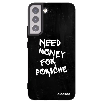 Picasee silikonowe czarne etui na Samsung Galaxy S22+ 5G - Black Dollar