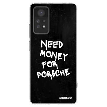 Picasee silikonowe przeźroczyste etui na Xiaomi Redmi Note 11 Pro 5G - Black Dollar