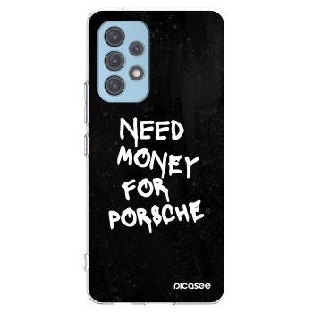 Picasee silikonowe przeźroczyste etui na Samsung Galaxy A53 5G A536 - Black Dollar