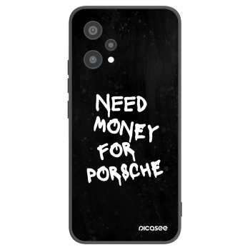 Picasee silikonowe czarne etui na Realme 9 Pro 5G - Black Dollar