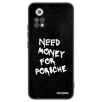 Picasee silikonowe czarne etui na Xiaomi Poco X4 Pro 5G - Black Dollar