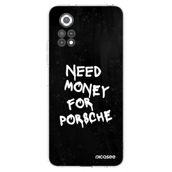 Picasee silikonowe przeźroczyste etui na Xiaomi Poco X4 Pro 5G - Black Dollar