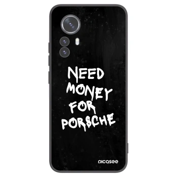 Picasee silikonowe czarne etui na Xiaomi 12 Pro - Black Dollar