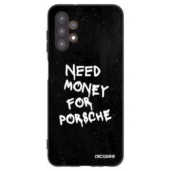 Picasee silikonowe czarne etui na Samsung Galaxy A13 4G A135 - Black Dollar