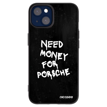 Picasee silikonowe czarne etui na Apple iPhone 14 - Black Dollar