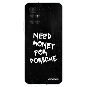 Picasee silikonowe przeźroczyste etui na Xiaomi Redmi 10 (2022) - Black Dollar