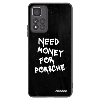 Picasee silikonowe czarne etui na Xiaomi Redmi Note 11 Pro+ 5G - Black Dollar