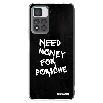 Picasee silikonowe przeźroczyste etui na Xiaomi Redmi Note 11 Pro+ 5G - Black Dollar