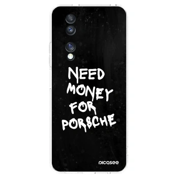 Picasee silikonowe przeźroczyste etui na Honor 70 - Black Dollar
