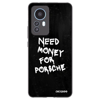 Picasee silikonowe czarne etui na Xiaomi 12T Pro - Black Dollar