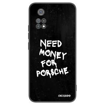 Picasee silikonowe czarne etui na Xiaomi Poco M4 Pro - Black Dollar