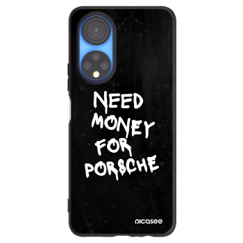 Picasee silikonowe czarne etui na Honor X7 - Black Dollar