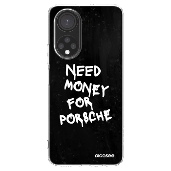 Picasee silikonowe przeźroczyste etui na Honor X7 - Black Dollar