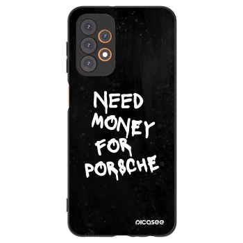 Picasee silikonowe czarne etui na Samsung Galaxy A23 A235F 4G - Black Dollar