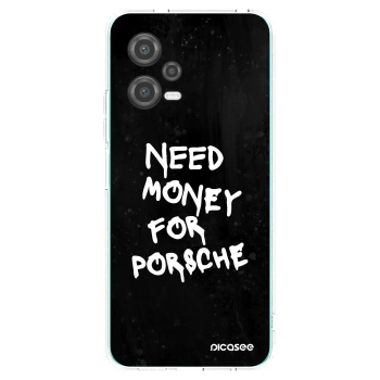 Picasee silikonowe przeźroczyste etui na Xiaomi Poco X5 - Black Dollar