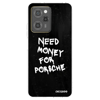 Picasee silikonowe czarne etui na Xiaomi Poco X5 Pro - Black Dollar