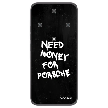 Picasee silikonowe czarne etui na Honor Magic5 Lite 5G - Black Dollar