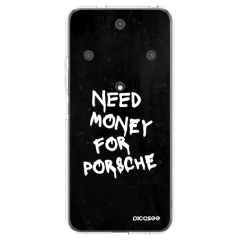 Picasee silikonowe przeźroczyste etui na Honor Magic5 Lite 5G - Black Dollar