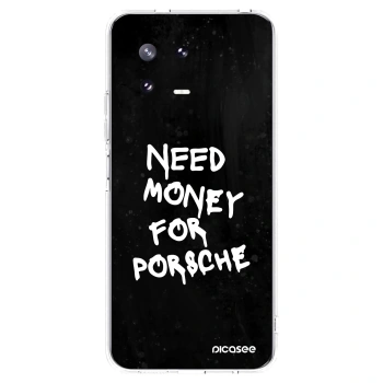 Picasee silikonowe przeźroczyste etui na Xiaomi 13 Pro - Black Dollar