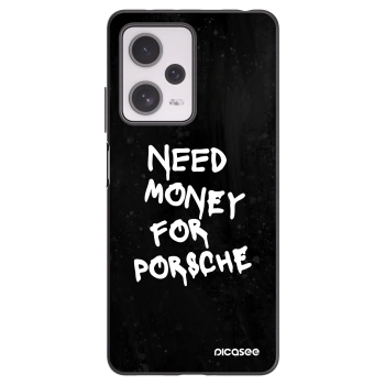 Picasee silikonowe czarne etui na Xiaomi Redmi Note 12 Pro+ 5G - Black Dollar
