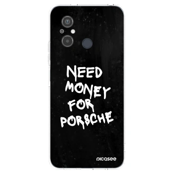Picasee silikonowe przeźroczyste etui na Xiaomi Redmi 12C - Black Dollar