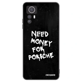 Picasee silikonowe czarne etui na Xiaomi Redmi Note 12S - Black Dollar