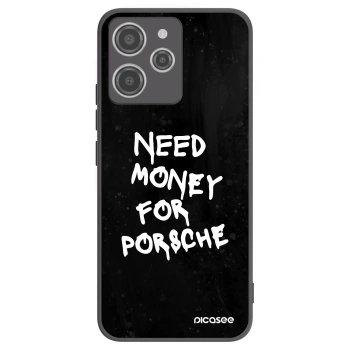 Picasee silikonowe czarne etui na Xiaomi Redmi 12 4G - Black Dollar