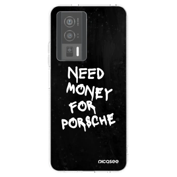 Picasee silikonowe przeźroczyste etui na Xiaomi Poco F5 Pro 5G - Black Dollar
