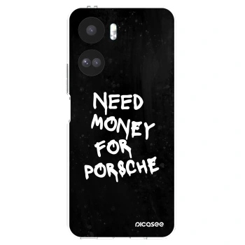 Picasee silikonowe przeźroczyste etui na Honor 90 Lite 5G - Black Dollar