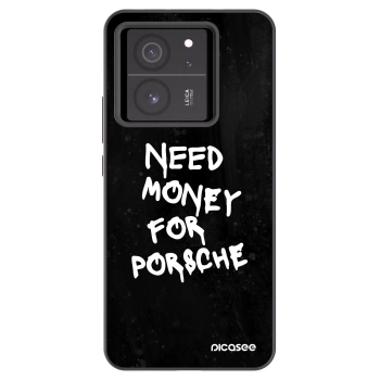 Picasee silikonowe czarne etui na Xiaomi 13T - Black Dollar