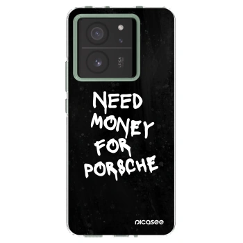 Picasee silikonowe przeźroczyste etui na Xiaomi 13T Pro - Black Dollar