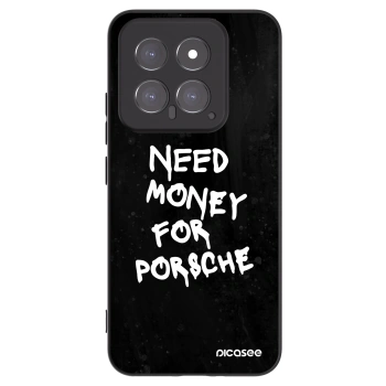 Picasee silikonowe czarne etui na Xiaomi 14 - Black Dollar