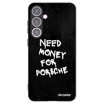 Picasee silikonowe czarne etui na Samsung Galaxy S24+ S926B 5G - Black Dollar