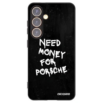 Picasee silikonowe czarne etui na Samsung Galaxy S24 S921B 5G - Black Dollar