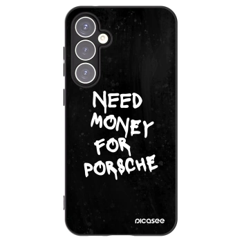 Picasee silikonowe czarne etui na Samsung Galaxy S23 FE S711B - Black Dollar