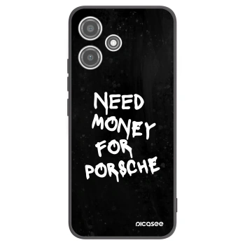 Picasee silikonowe czarne etui na Xiaomi Redmi 12 5G - Black Dollar