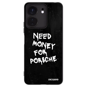 Picasee silikonowe czarne etui na Xiaomi Redmi 13C 4G - Black Dollar
