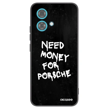 Picasee silikonowe czarne etui na Motorola Edge 40 Neo - Black Dollar