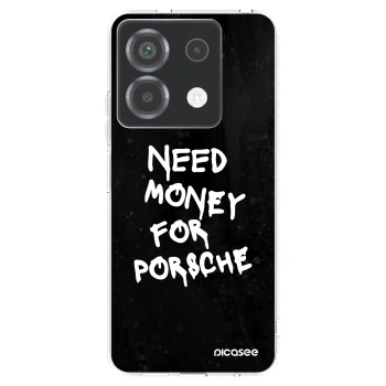 Picasee silikonowe przeźroczyste etui na Xiaomi Poco X6 - Black Dollar