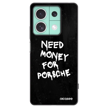 Picasee silikonowe czarne etui na Xiaomi Redmi Note 13 5G - Black Dollar