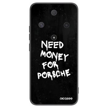 Picasee silikonowe czarne etui na Honor Magic6 Lite 5G - Black Dollar