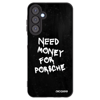 Picasee silikonowe czarne etui na Samsung Galaxy A25 A256B 5G - Black Dollar