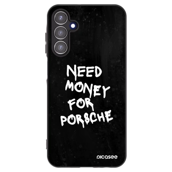 Picasee silikonowe czarne etui na Samsung Galaxy A15 A156B 5G - Black Dollar