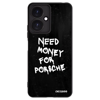 Picasee silikonowe czarne etui na Xiaomi Redmi 13C 5G - Black Dollar